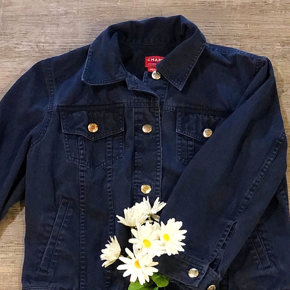 🌻Chaps Navy Denim Jacket🌻 - Picture 5 of 5